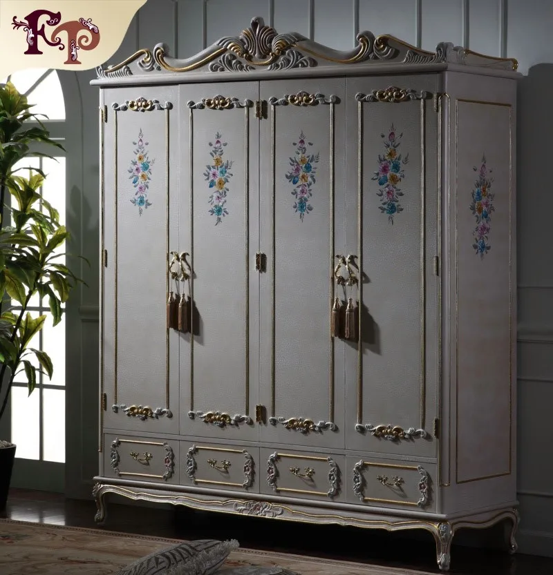 Royal Furniture French Style Antique Classic Furniture Wardrobe