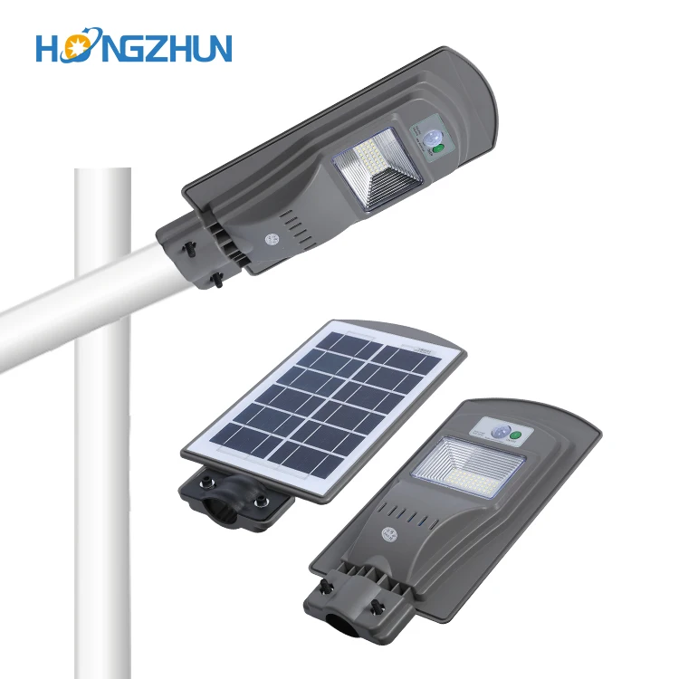 High quality 20w 40w 60w intergrated waterproof ip65 outdoor all in one solar led street light price