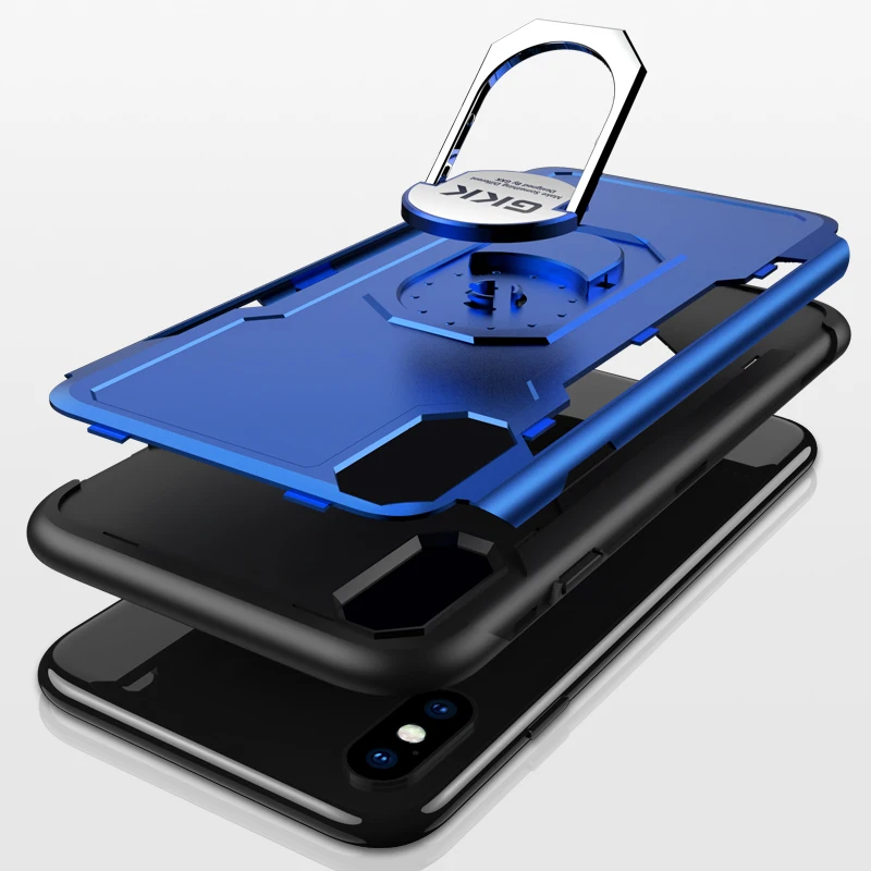 

GKK Original Manufacturer Hard Soft TPU PC phone accessories for iPhone XR X Xs Max 6 7 8 Plus back cover mobile phone case