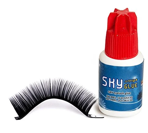 

Worldbeauty sky glue korea eyelash extension makeup tools, Black