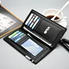 man casual formal long wallet top quality mens kangaroo leather pu purse wallet