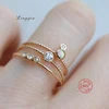925 sterling silver Stacking rings wholesale products opal ring 18k yellow gold ring