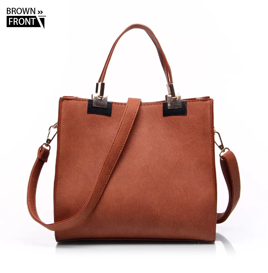 High Quality Women Ladies luxury handbag Simple Bucket Shoulder Sac tote bags Short Hand square Casual girls purses and handbags