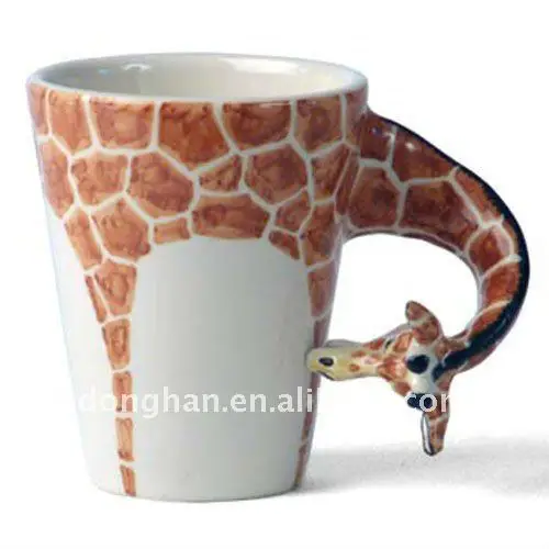 Ceramic Giraffe Mug 3D picture