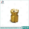 hard rock drilling bits Dia 50mm ballistic Button Bit With Tapered Connection