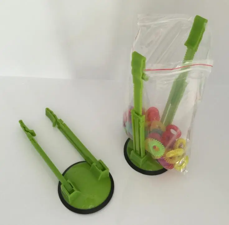 Hands Free Plastic Baggy Rack And Bag Opener,Rack Clip Storage Bag