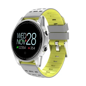2.5D Tempered Glass Metal Case OLED Colorful Screen R13  Smartwatch with  Heart Rate Monitor Blood Oxygen Blood Pressure