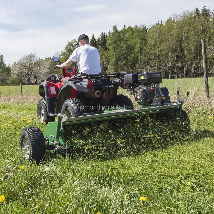15hp Self Powered Tow Behind Atv Flail Mower/150cm Work Width Quad
