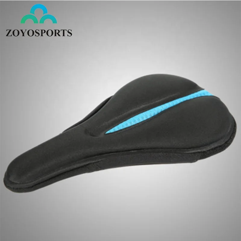 

ZOYOSPORTS Gel Bike Seat Cover Padded Bicycle Seat Covers for Men Comfort Extra Soft Padded Gel Bicycle Seat Pad Spin Bike cover, Red blue blackor as your request