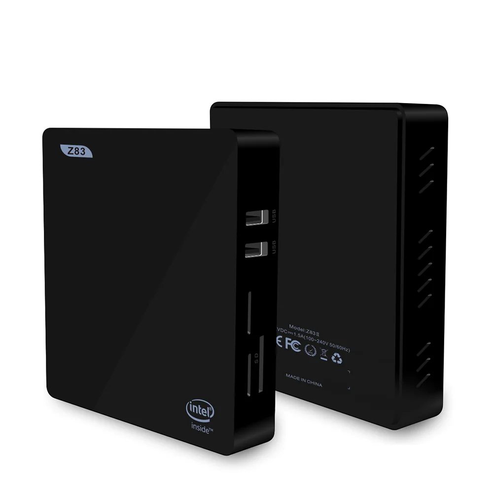 

SOYEER Fanless Z83II 2G 32G 4g 64g Z8350 Intel mini pc for Windows 10 Home System with Licence Key