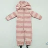 waterproof breathable girls clothing set softshell jacket and pants coverall TPU film with fleece bonded