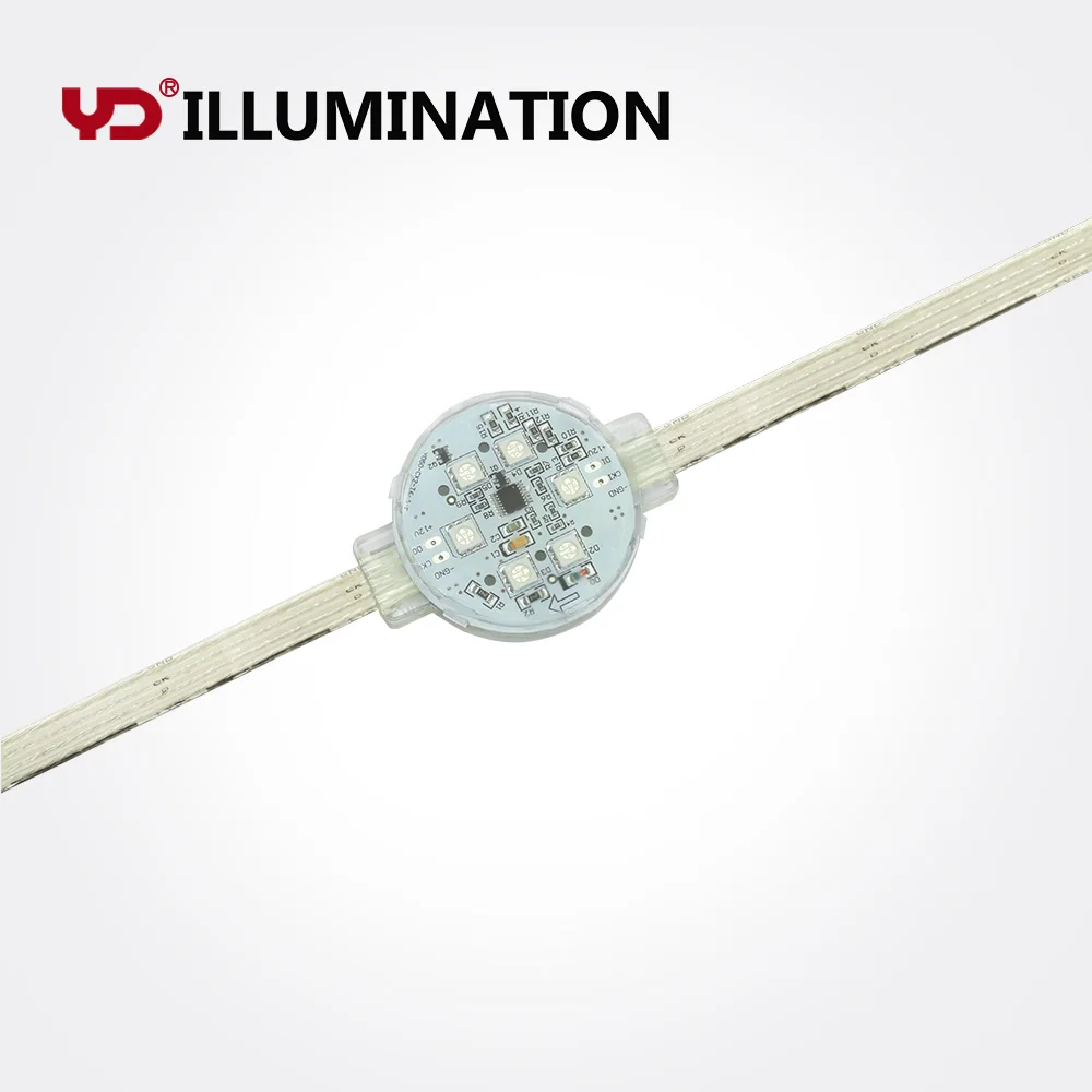 
high lumen ws2801 rgb ip68 led module pixel light for bridge lighting decoration 