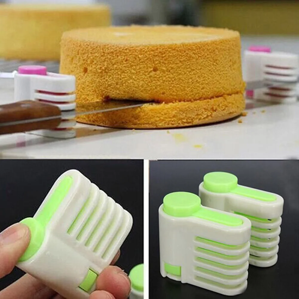 5 Layers DIY Cake Cutter Bread Leveler Slicer Cutting Fixator Kitchen Accessories Cookie Cutter Cake Tools