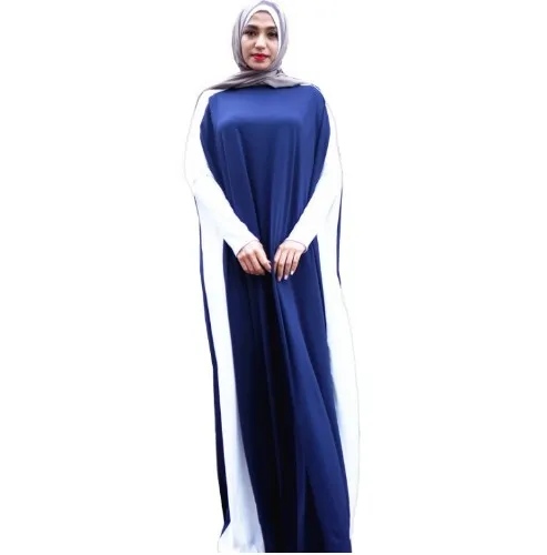 

2018 hot fashion design tanzania islamic kaftan abaya dress, Navy