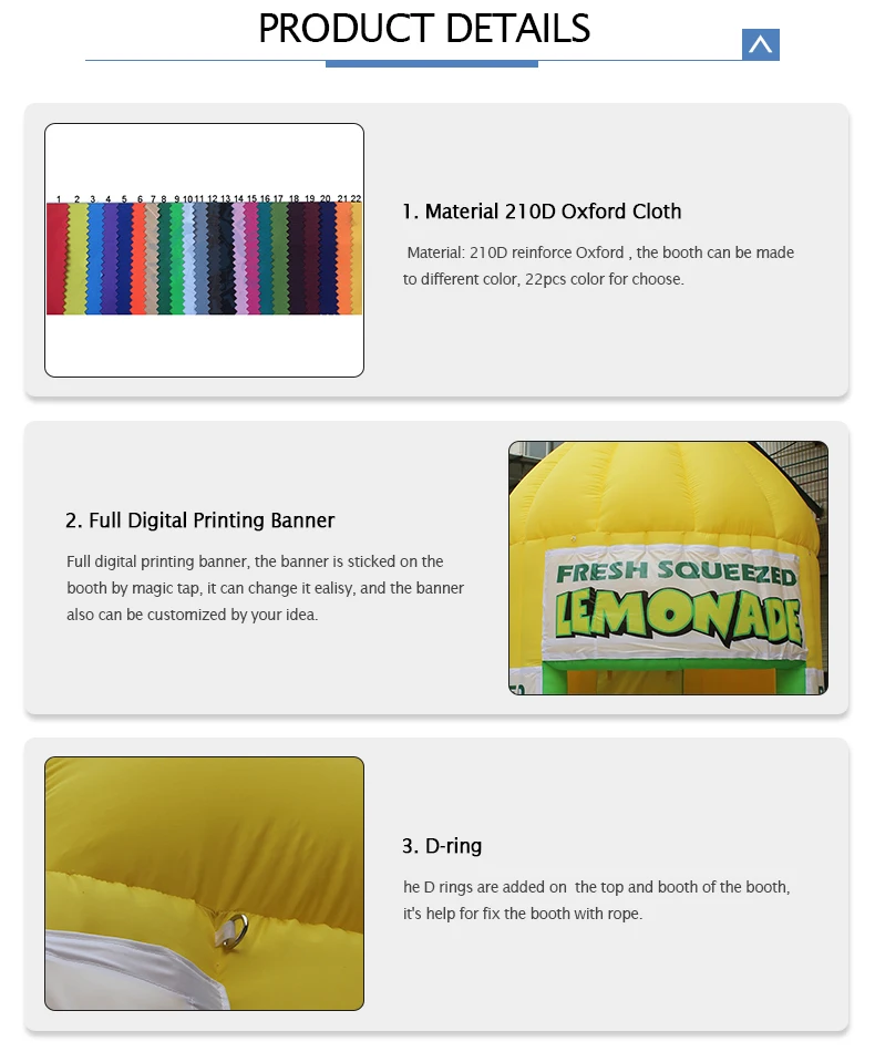 Good Quality Lemonade Stand Inflatable Lemonade Kiosk Lemonade Booth