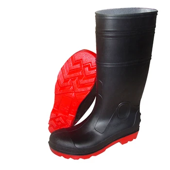 red safety boots