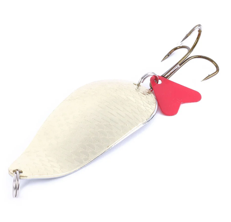 

New arrive hot sale artificial jig hard spinner bait multi color fishing trout bass spoon lure, 1 colour available/unpainted/customized