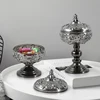 Europe Type Wedding Furnishing Articles, Round Stand Food Glass Candy Storage Jar