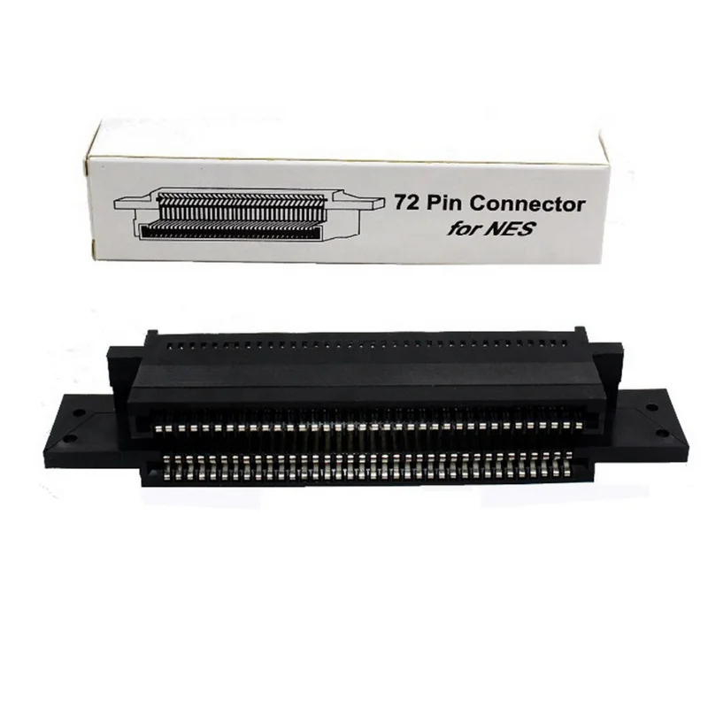 

Wholesale 72 Pin Pins Connector Adapter Game Cartridge Slot Connector Replacement For N-E-S FC Famicom Console Repair Parts