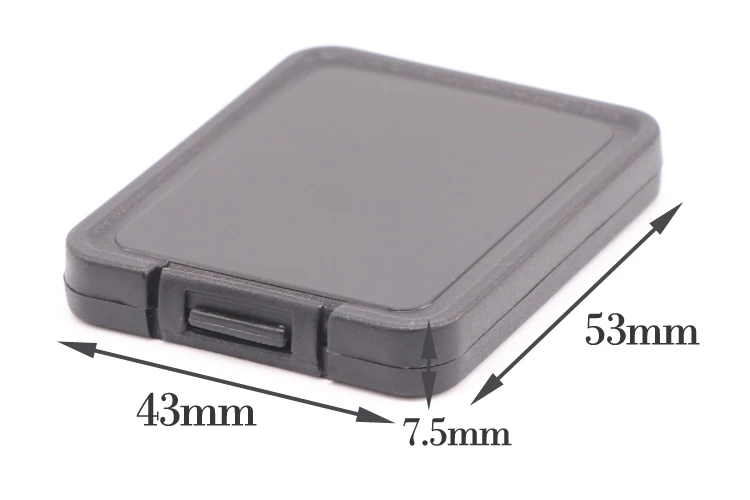 Black Cf Sd Card Case Slim Tf Memory Card Box Plastic Case For Cf Card Buy Sd Card Case,Tf