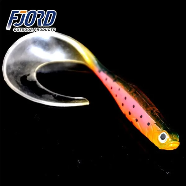 

FJORD 105mm 6.5g rubber fishing baits soft bait lure, 5color