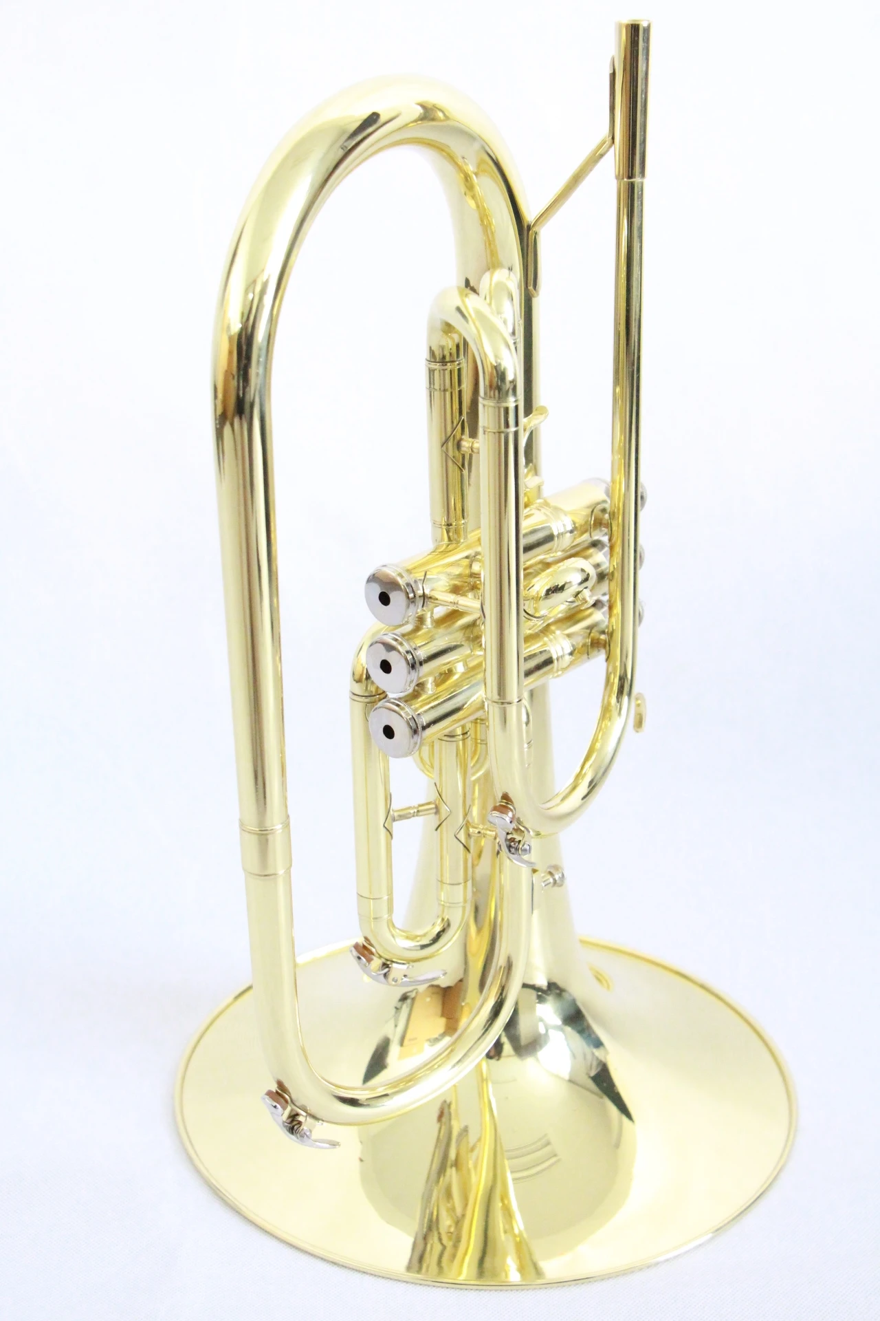Good Quality Handcraft Mellophone Yellow Brass Instrument Bb Tone