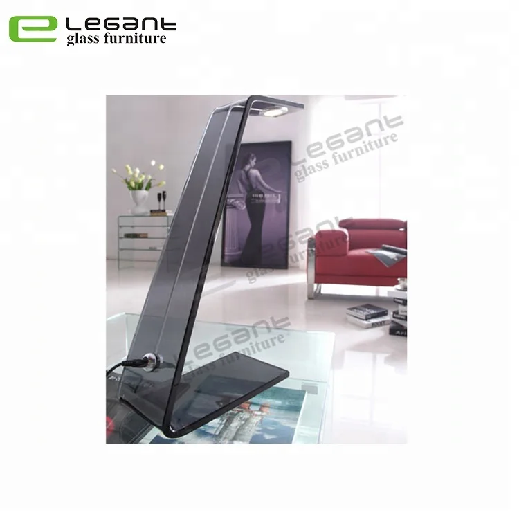 Grey Bending Glass Reading Lamp with 3W Light