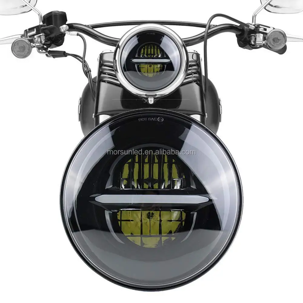 Source Led Headlight for Royal Enfield Meteor 350 Accessories Led