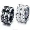 wholesale new design channel jewelry black ceramic ring