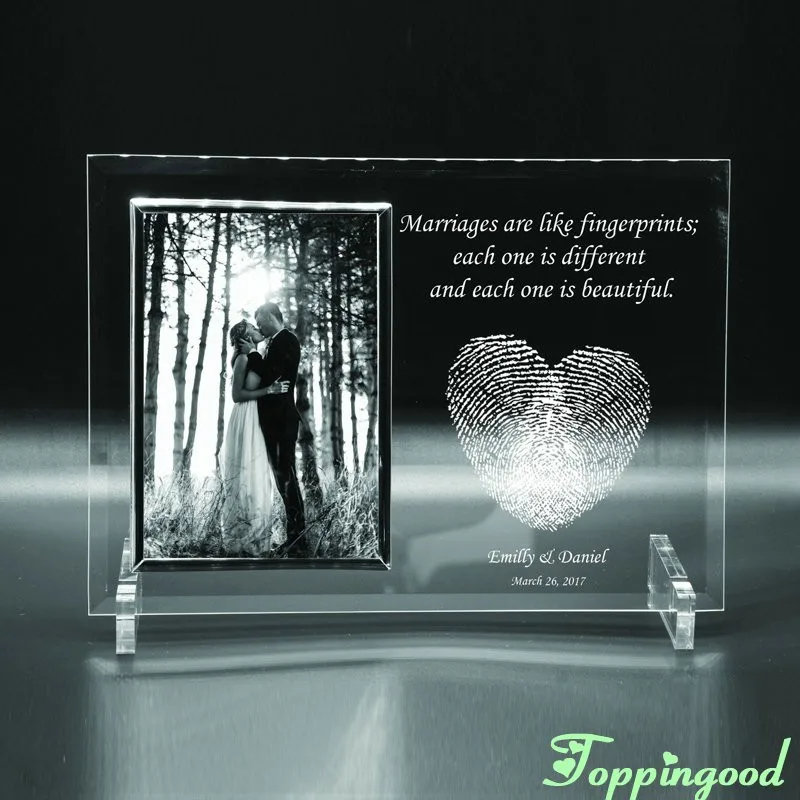 Sublimation New Glass Block Photo Frame For Family Souvenir Buy Glass