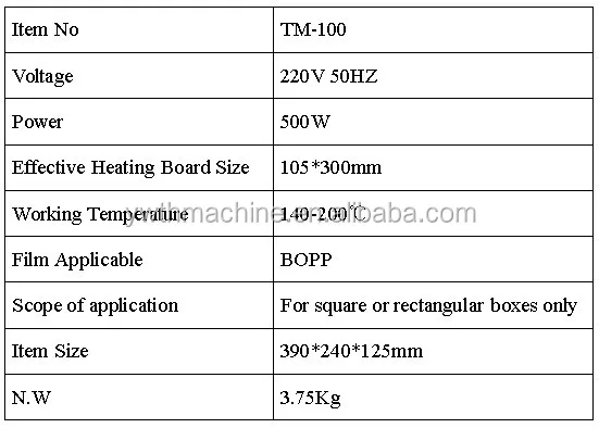 Desktop Small Cellophane Packaging Machine