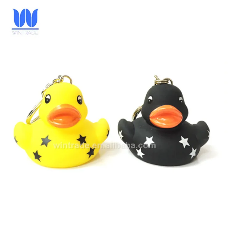 rubber duck bath duck Mini duck keyring 