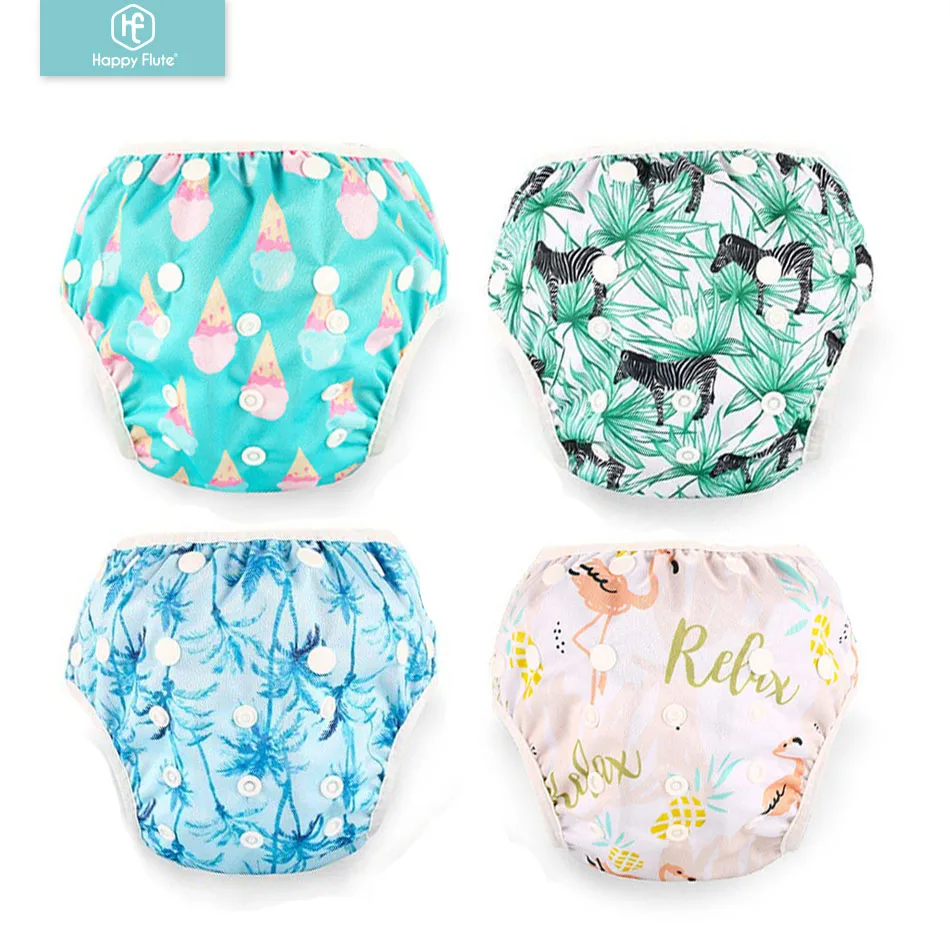 Happyflute Reusable Baby Swim Diaper Adjustable Swimwear for Toddlers Swim Underwear
