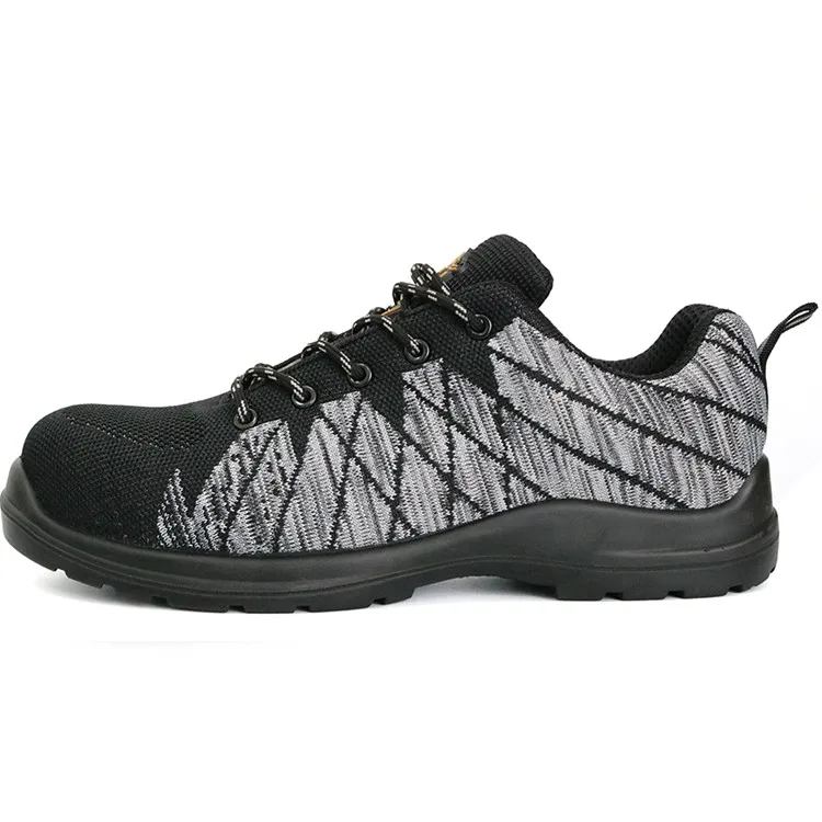 Oil Resistant Anti Slip Plastic Toe Cap Lightweight Stylish Sport Type Safety Shoes Men Work