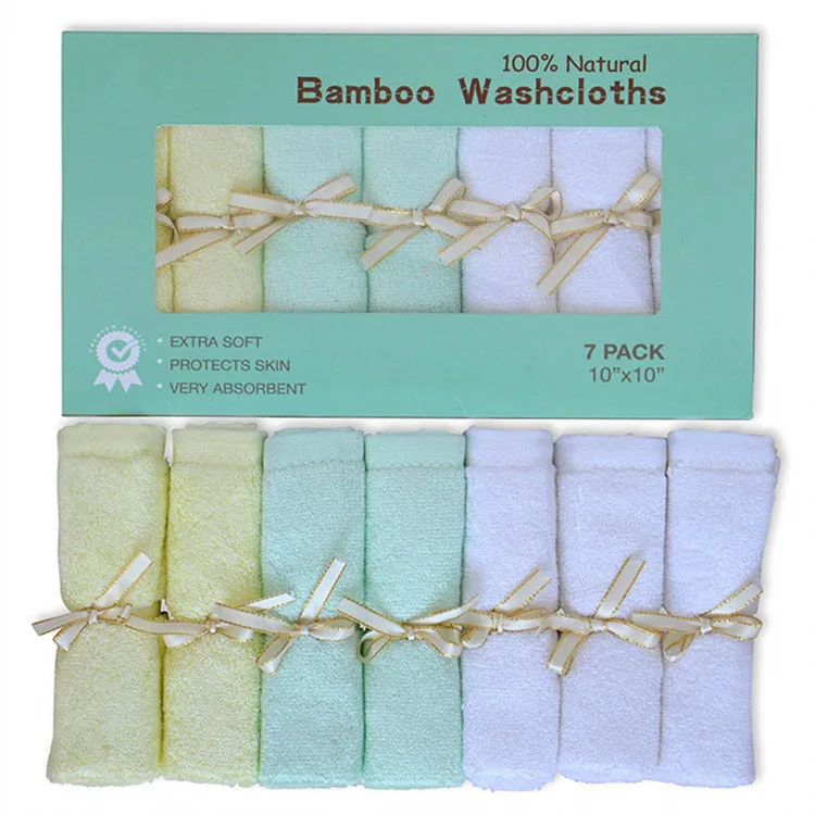 Amazon Hot Selling High Quality Organic Bamboo Baby Washcloths Buy