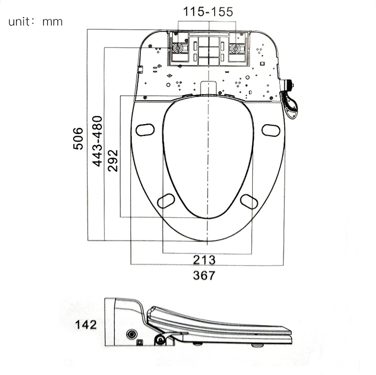 European Standard Sanitary Ware Easy Clean Automatic Smart Heated Toilet Seat Lid Cover Buy