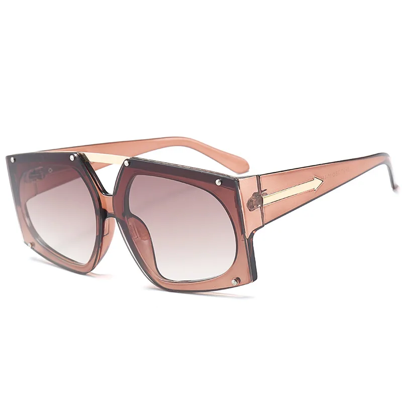 

wholesale unisex square transparent oversize fashion sunglasses custom private label women shades latest trendy sun glasses