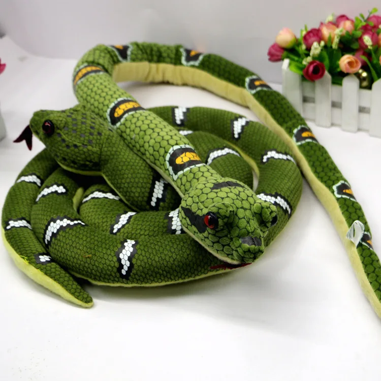 Lovely Custom Cute Green Snake Stuffed Animal Plush Toy - Buy Novelty ...