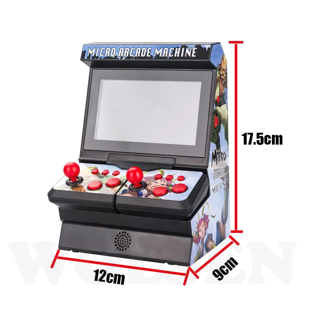 New 8 Bit 4.3 Inch Mini Retro Wireless Double Joysticks Big Screen Arcade  Handheld Game Console Video Game With 300 Games - Buy Wireless  Joystick,Classic Retro Handheld Game,Mini Arcade Console