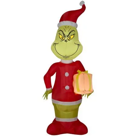 Holiday Yard Decorations Grinch Inflatable For Christmas Ch 14