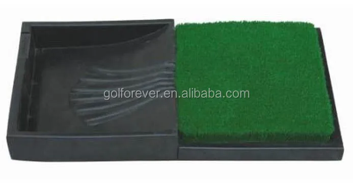 
A+B golf swing mat for driving range training 