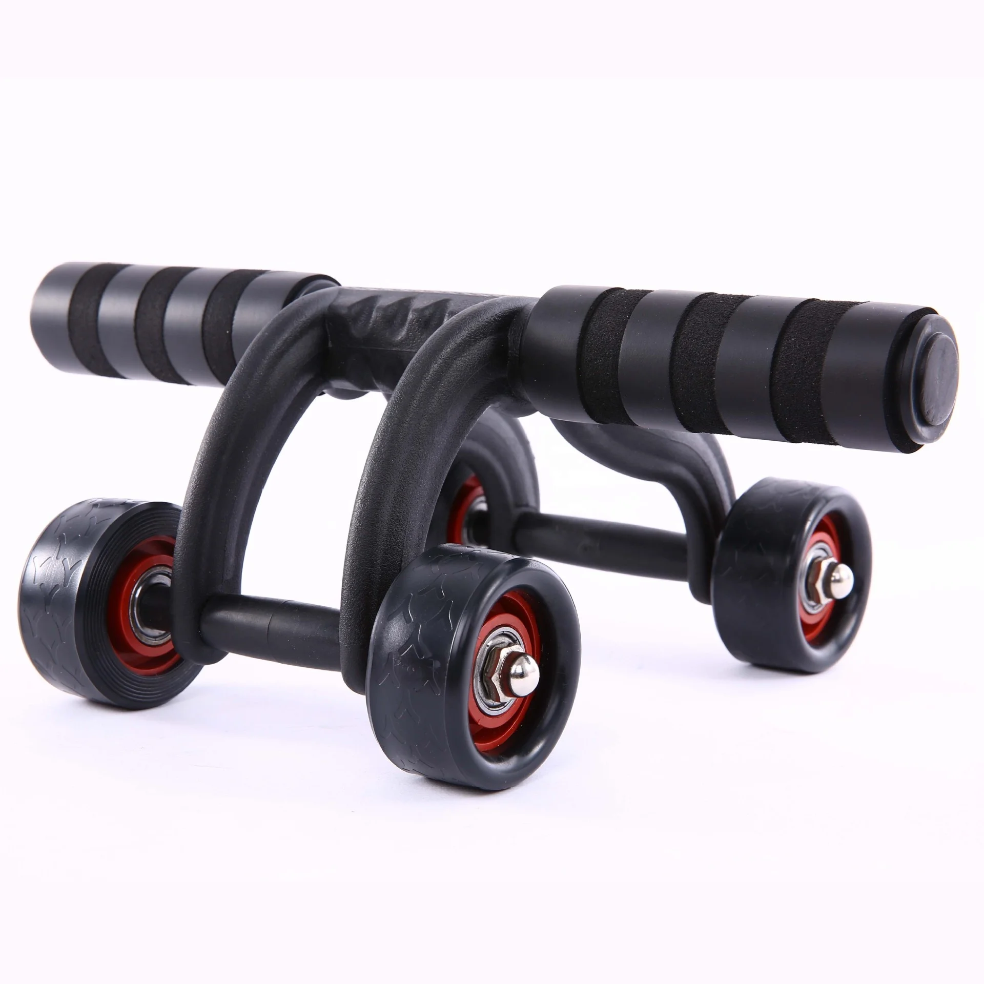 

Lightweight Multi-functional portable trainer wheel roller and push up bar with 4 Wheels for Muscle Abdominal Trainer