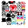 Wedding Birthday decoration Paper Photo Booth Props Christmas party hat bow Photo Props Wholesale