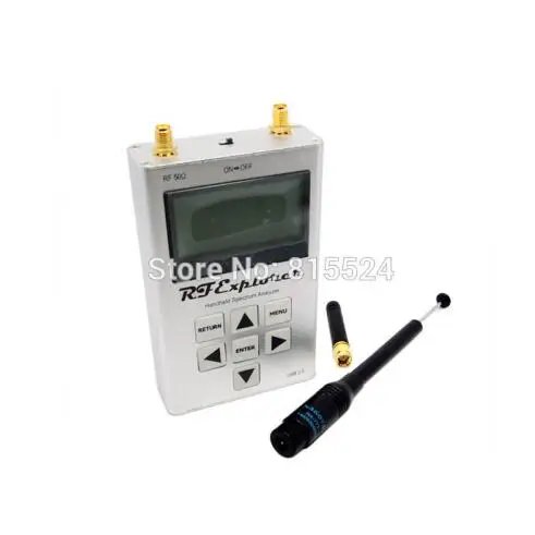 
RF Explorer 6G Combo Handheld Spectrum Analyser with Case Plus an RFEMWSUB3G Expansion Module109990063 with Black Rubber Case 