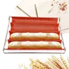 Baguette Baking Tray for French Style Bread Sticks Non Stick Micro Perforated