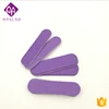 Promotional gift nail care tools purple printed light mini wooden nail file