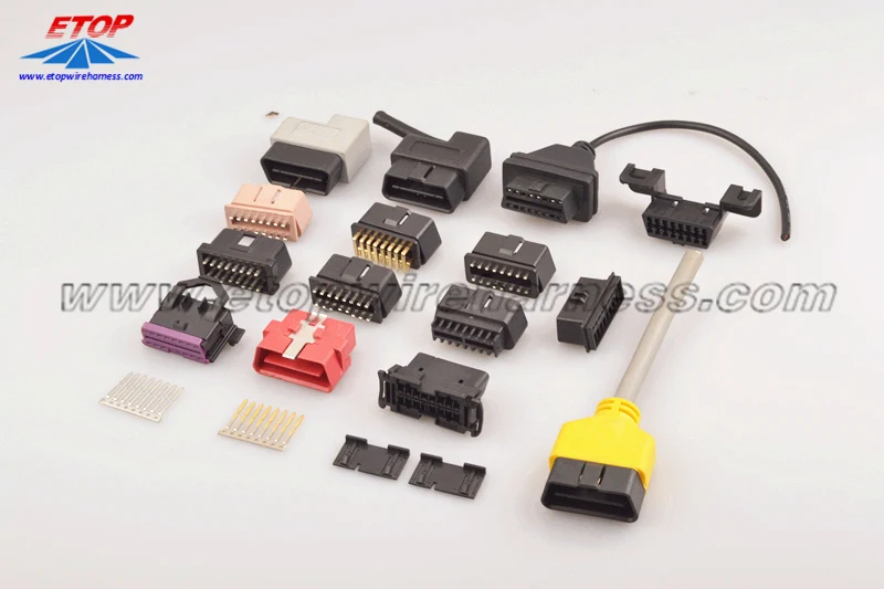 16 Pin Obd Connectors Overmolding Wire Harness Buy 16 Pin Obd Connectors Overmolding Auto Wire