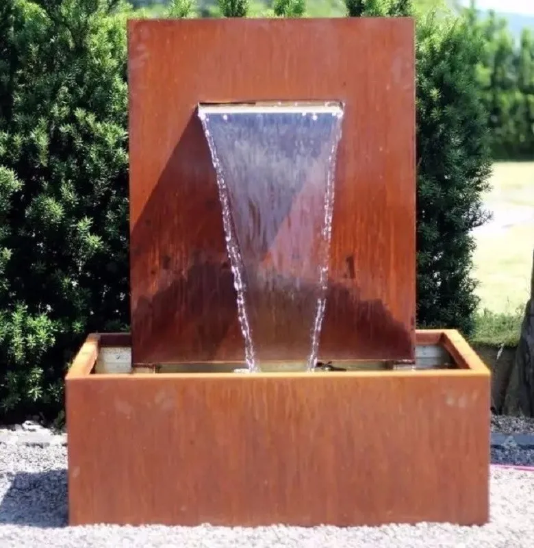 Corten Steel Water Fountain - Buy Corten Steel Water Fountain,Corten ...