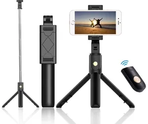 Portable Mini Bluetooth Selfie Stick Tripod Smartphones