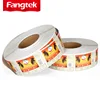 Custom Fancy Waterproof Self Adhesive Paper Roll Packaging Egg Shell Labels Stickers Printing